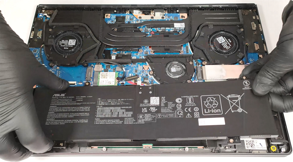 Hướng dẫn thay pin laptop ASUS ROG Zephyrus G16 GU605