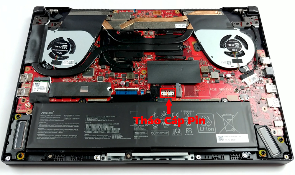 Hướng dẫn thay pin ASUS ROG Zephyrus GA502