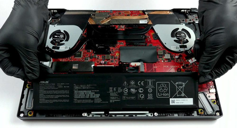 Hướng dẫn thay pin ASUS ROG Zephyrus GA502