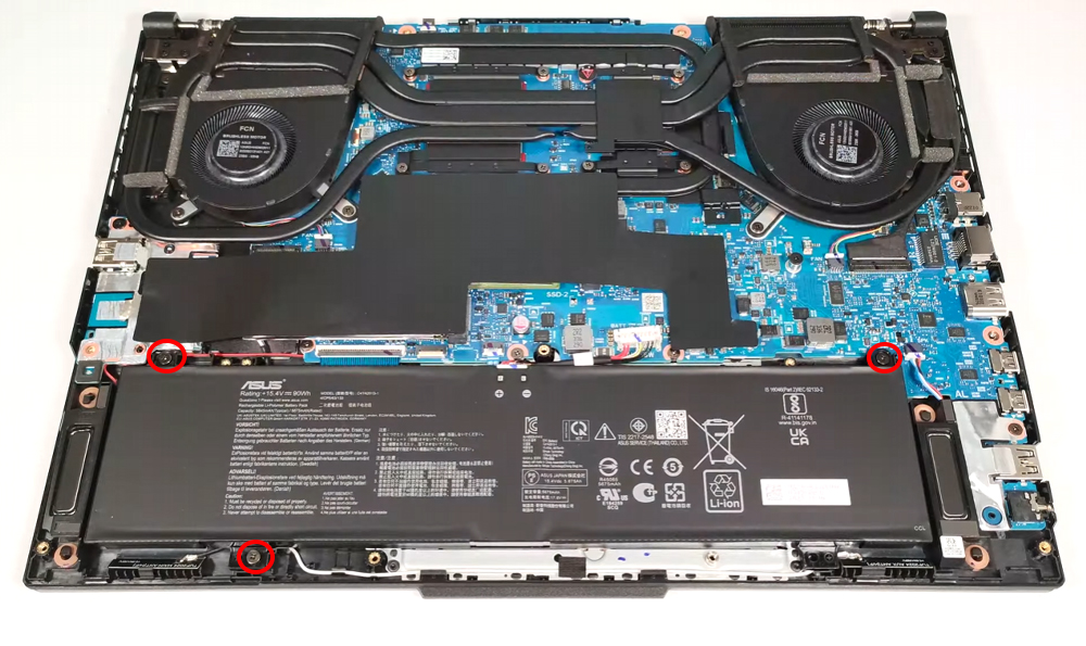Hướng dẫn thay pin cho laptop ASUS TUF Gaming A16 FA607 2024