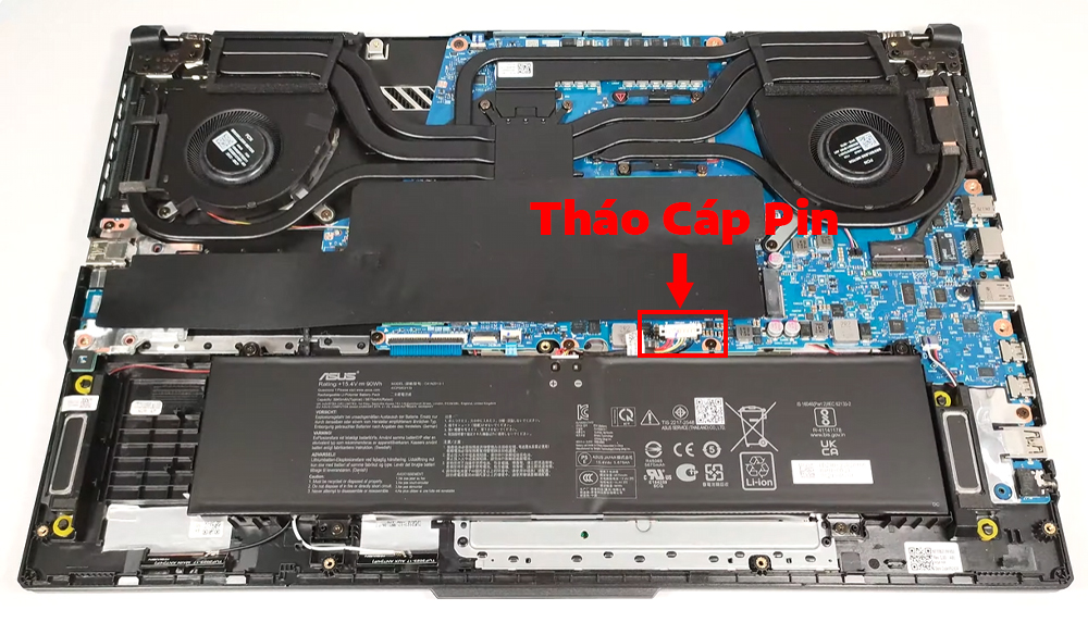Hướng dẫn thay pin ASUS TUF Gaming F17 FX707 2023