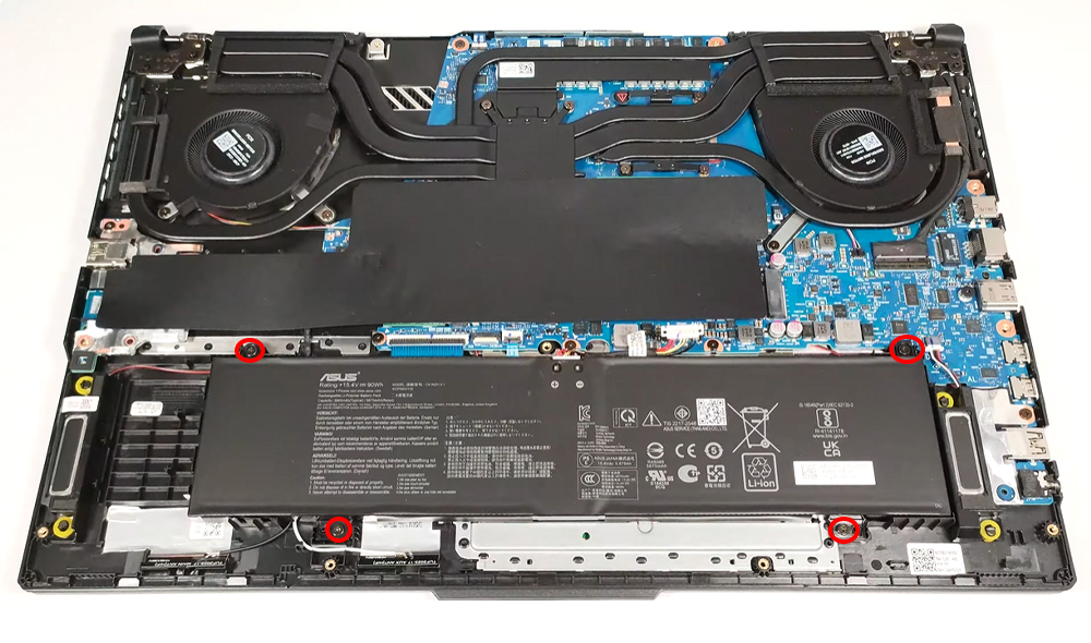 Hướng dẫn thay pin ASUS TUF Gaming F17 FX707 2023