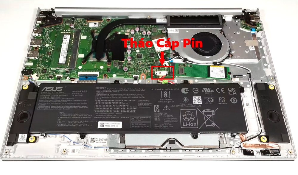 Hướng dẫn thay pin cho ASUS Vivobook 16X OLED K3604