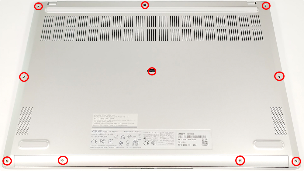 Hướng dẫn thay pin ASUS Vivobook S 16 OLED M5606