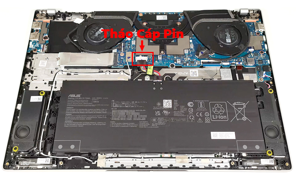Hướng dẫn thay pin ASUS Vivobook S 16 OLED M5606