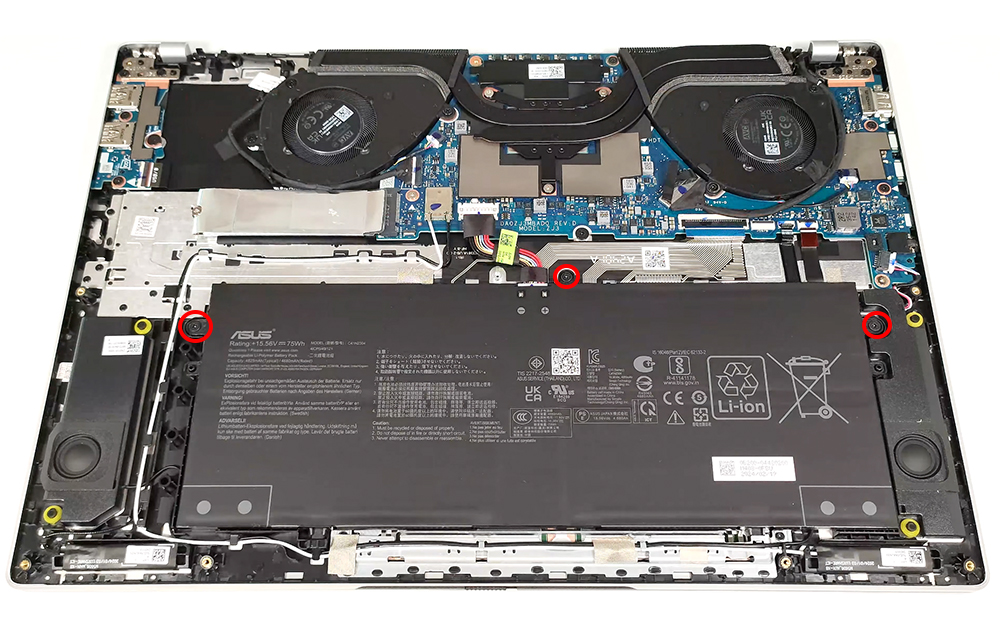 Hướng dẫn thay pin ASUS Vivobook S 16 OLED M5606