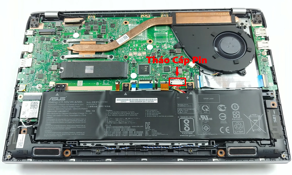 Hướng dẫn thay pin ASUS VivoBook S14 S432