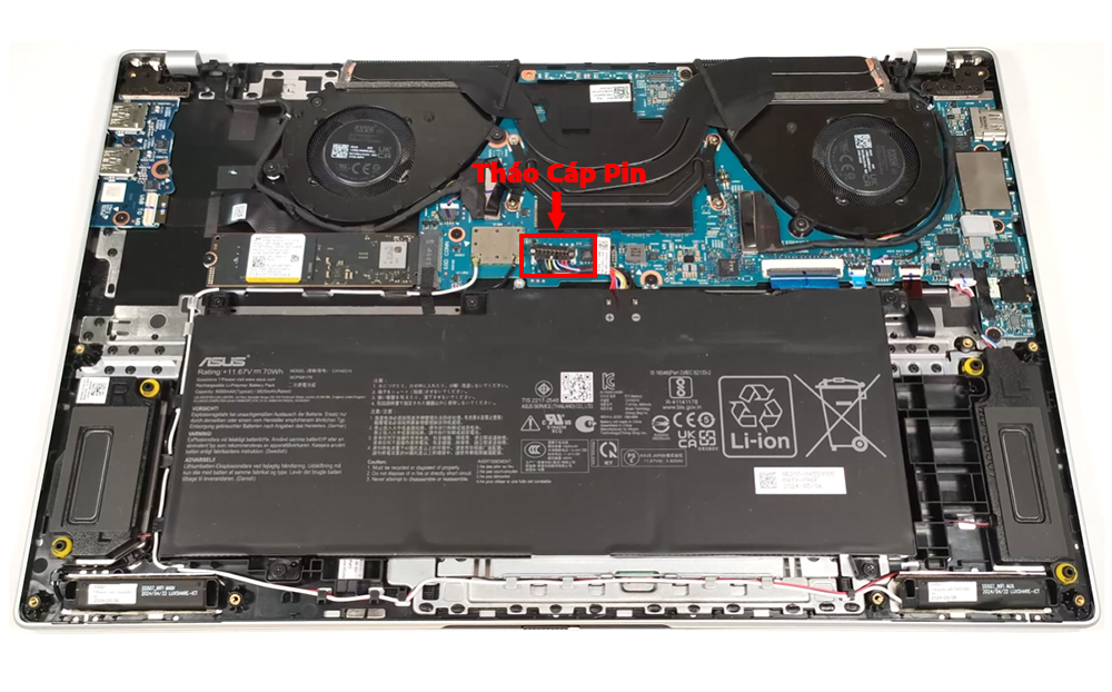 Hướng dẫn thay pin ASUS Vivobook S 15 OLED S5507