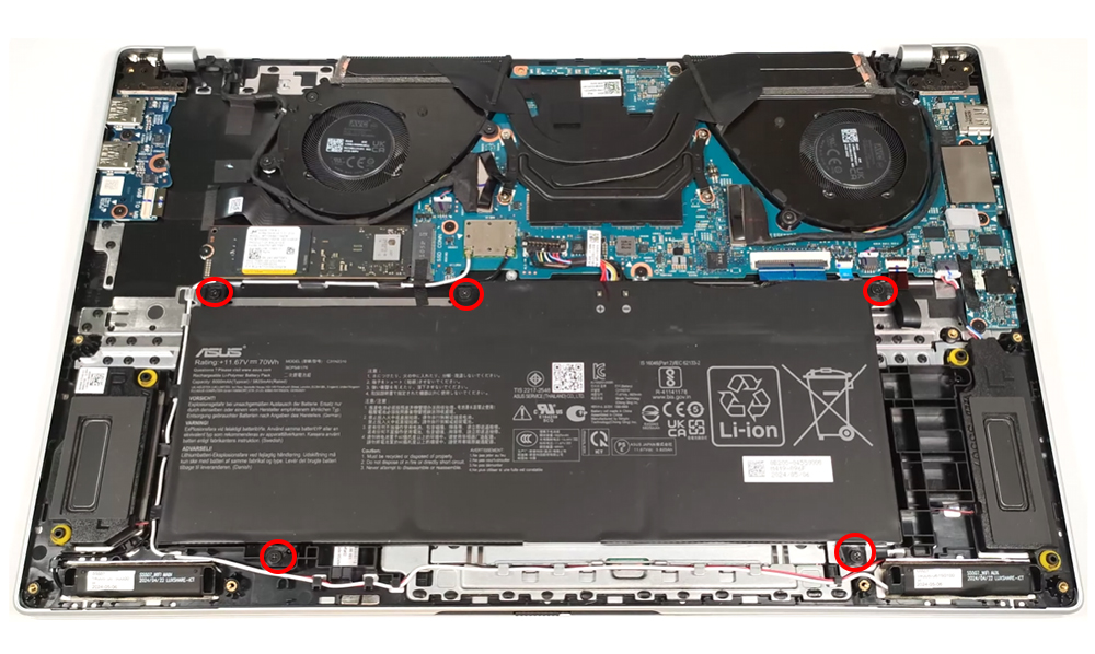 Hướng dẫn thay pin ASUS Vivobook S 15 OLED S5507