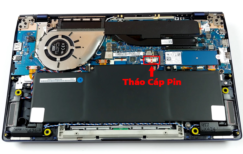 Hướng dẫn thay pin laptop ASUS ZenBook 14 UX434