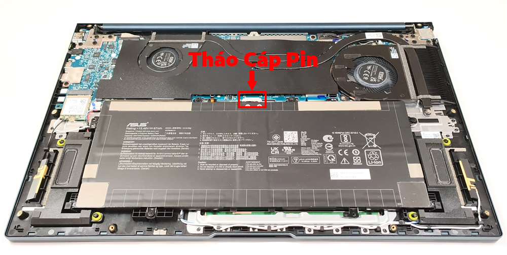 Hướng dẫn thay pin cho ASUS Zenbook 15 OLED UM3504