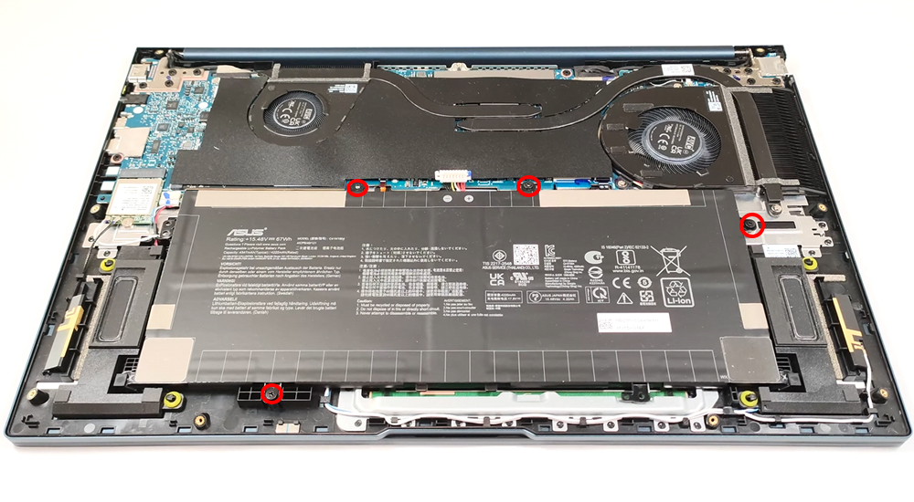 Hướng dẫn thay pin cho ASUS Zenbook 15 OLED UM3504