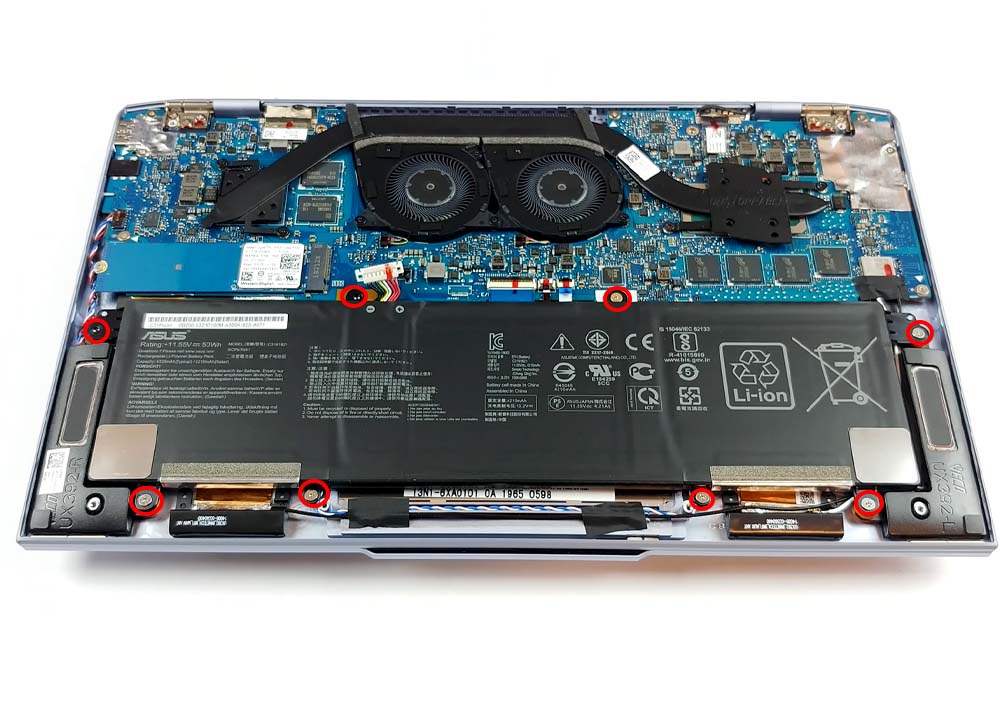 Hướng dẫn thay pin ASUS ZenBook S13 UX392