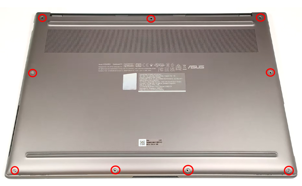 Hướng dẫn thay pin ASUS Zenbook S 14 UX5406