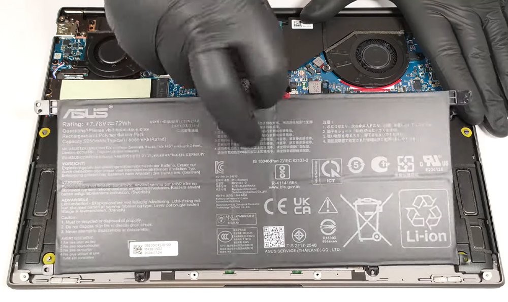 Hướng dẫn thay pin ASUS Zenbook S 14 UX5406
