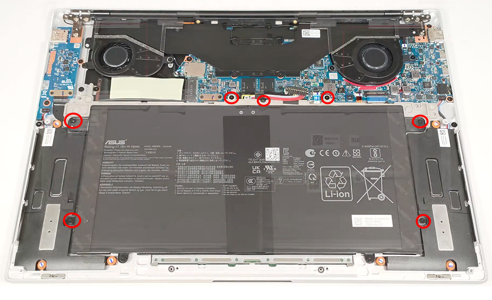 Hướng dẫn thay pin ASUS Zenbook S 16 UM5606
