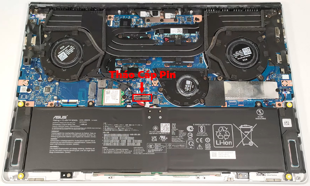 Hướng dẫn thay pin ASUS ROG Zephyrus G16 GA605