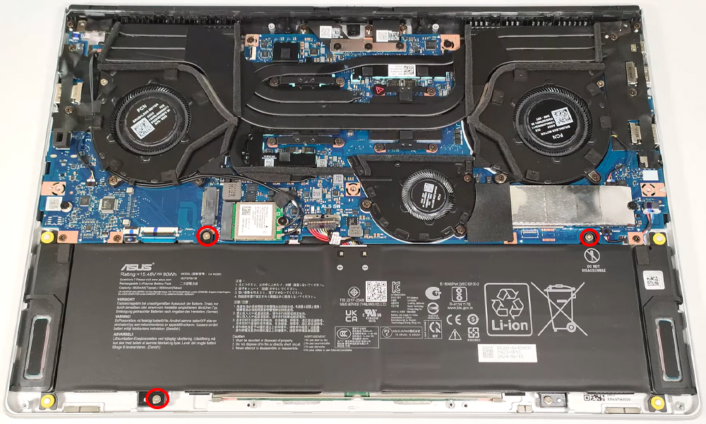 Hướng dẫn thay pin ASUS ROG Zephyrus G16 GA605