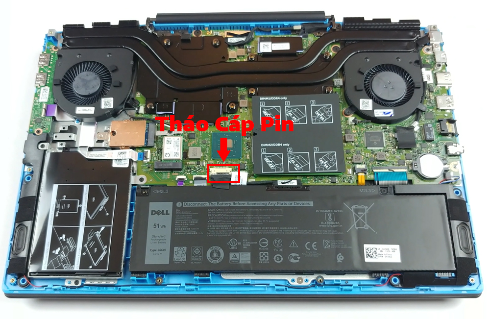 Hướng dẫn thay pin cho laptop Dell G3 15 3590