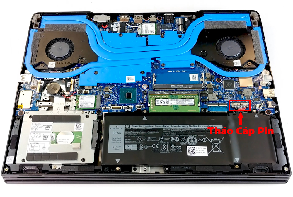 Hướng dẫn thay pin cho Dell G5 5590