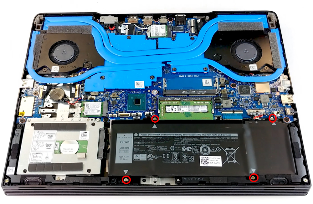 Hướng dẫn thay pin cho Dell G5 5590