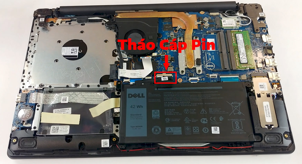 Hướng dẫn thay pin cho Dell Inspiron 15 3580