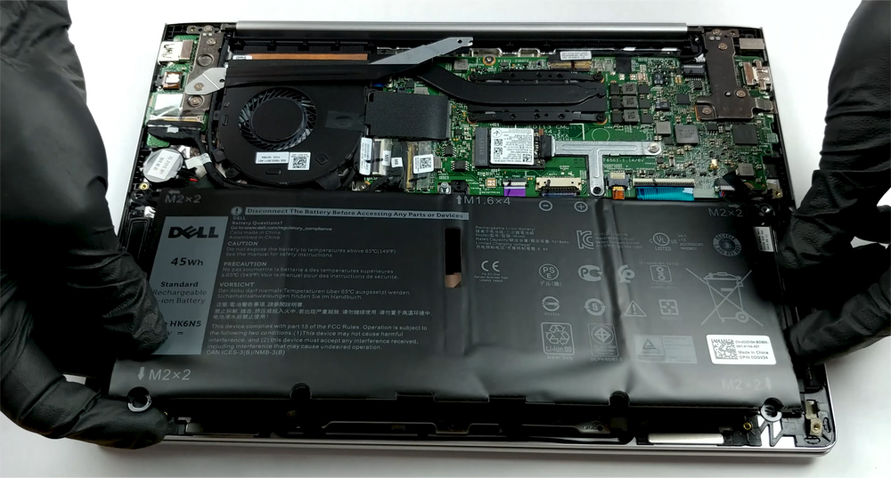 Hướng dẫn thay pin laptop Dell Inspiron 13 7391 2in1