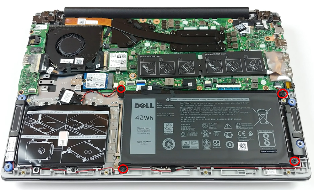 Hướng dẫn thay pin cho Dell Inspiron 14 5480