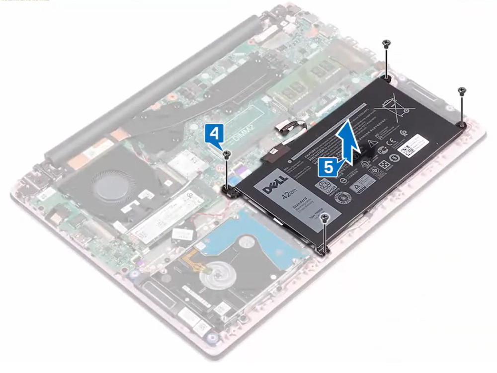 Hướng dẫn thay pin laptop Dell Inspiron 14 5488