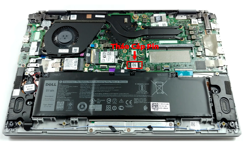 Hướng dẫn thay pin laptop Dell Inspiron 14 5490