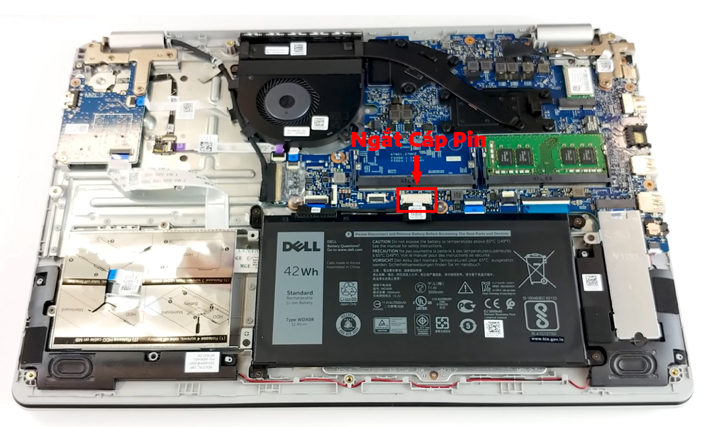 Hướng dẫn thay pin cho Dell Inspiron 15 5584