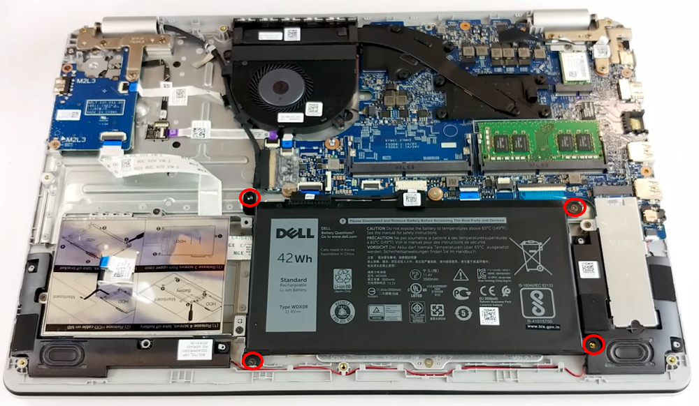 Hướng dẫn thay pin cho Dell Inspiron 15 5584