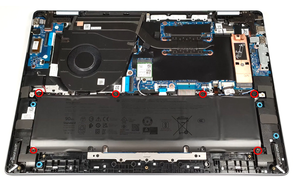 Hướng dẫn thay pin cho Laptop Dell Inspiron 16 Plus 7640 