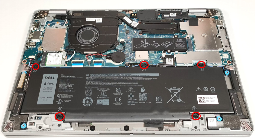 Hướng dẫn thay pin cho Dell Latitude 13 5340