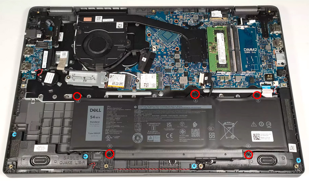Hướng dẫn thay pin cho Laptop Dell Latitude 3550 