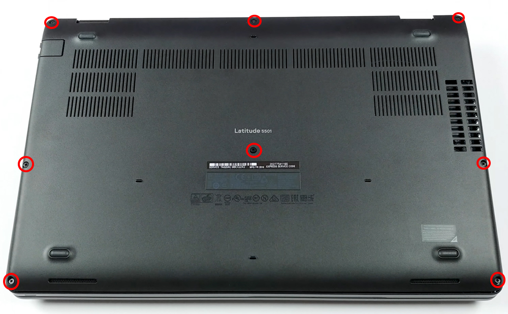 Hướng dẫn thay pin Dell Latitude 5501