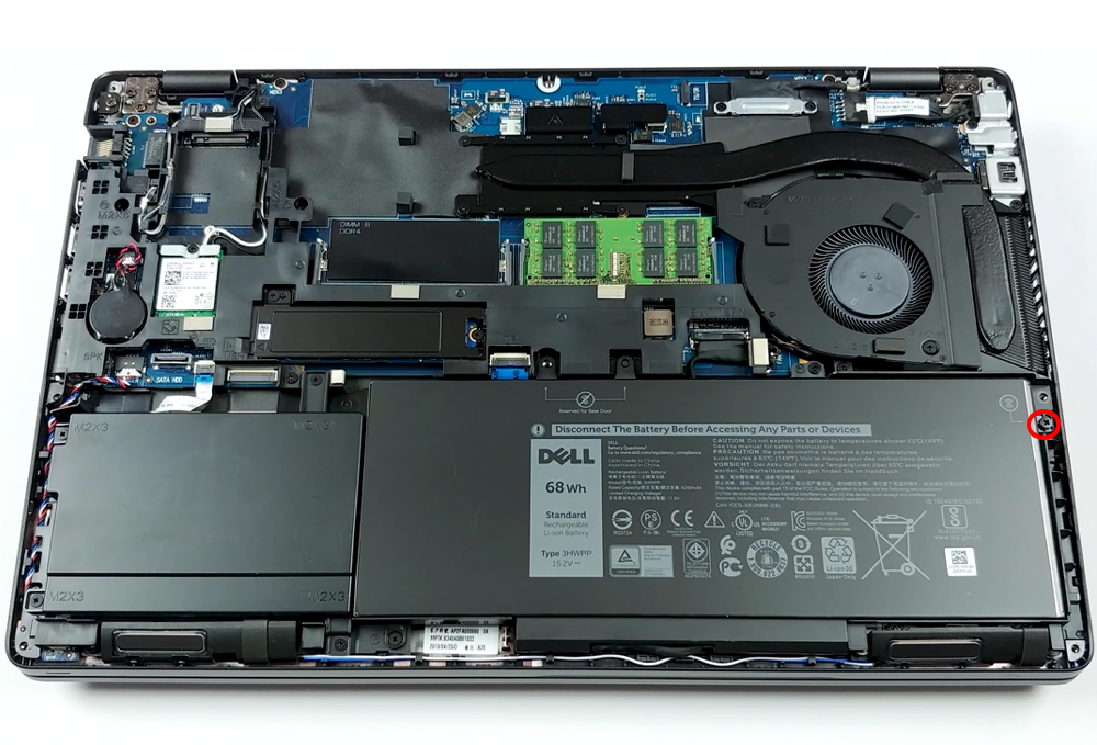 Hướng dẫn thay pin Dell Latitude 5501