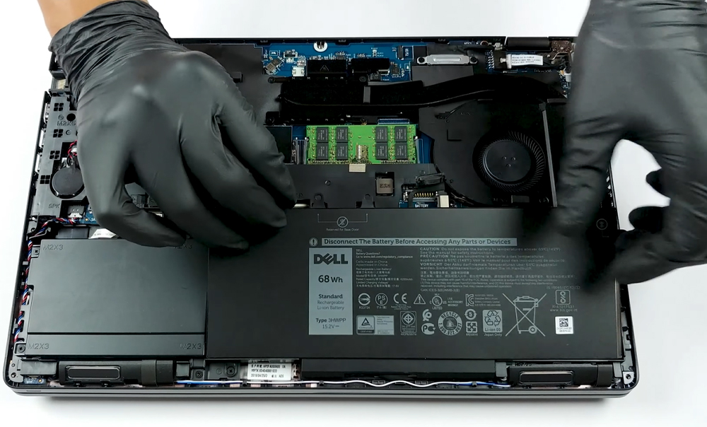 Hướng dẫn thay pin Dell Latitude 5501