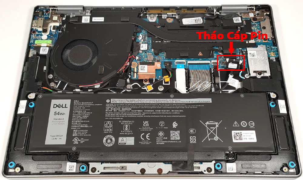 Hướng dẫn thay pin cho Laptop Dell Latitude 7455