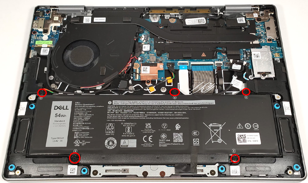 Hướng dẫn thay pin cho Laptop Dell Latitude 7455