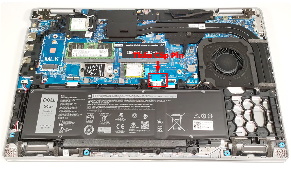 Hướng dẫn thay pin cho Dell Precision 15 3590