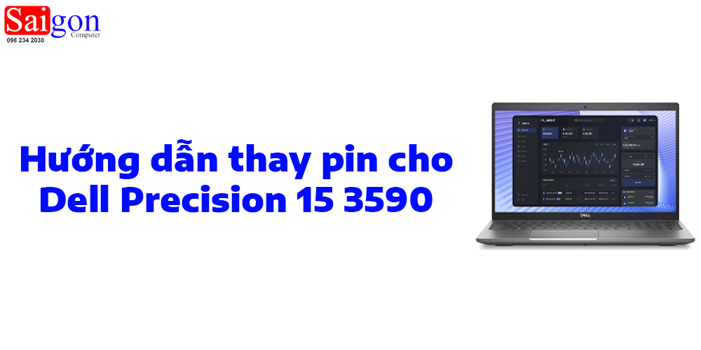 Hướng dẫn thay pin cho Dell Precision 15 3590