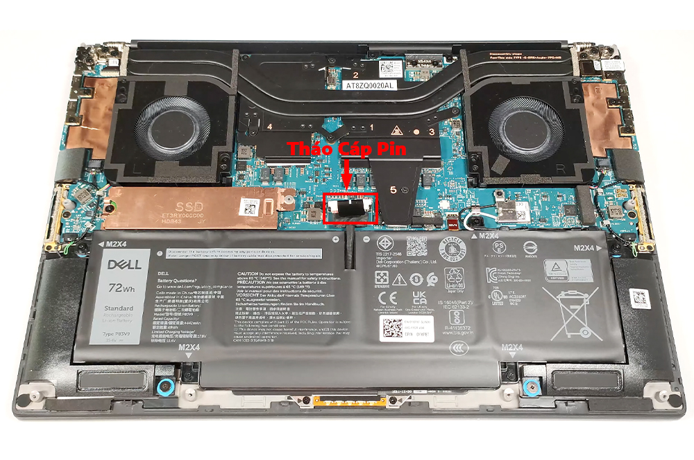 Hướng dẫn thay pin cho Dell Precision 5490