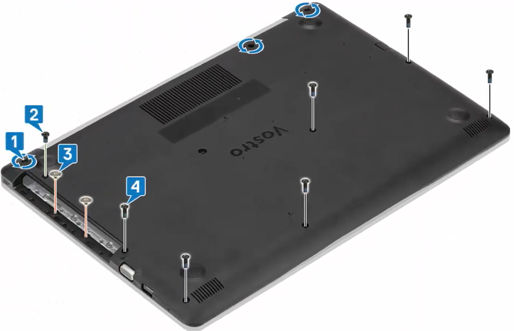 Hướng dẫn thay pin laptop Dell Vostro 15 3581