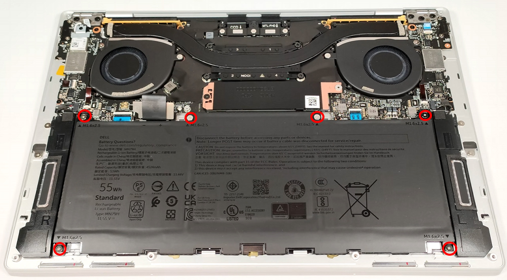 Hướng dẫn thay pin cho Dell XPS 13 9340