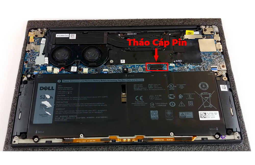 Hướng dẫn thay pin cho Dell XPS 13 9380