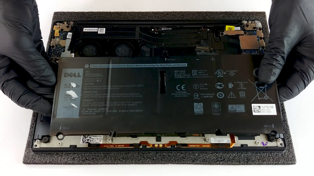 Hướng dẫn thay pin cho Dell XPS 13 9380