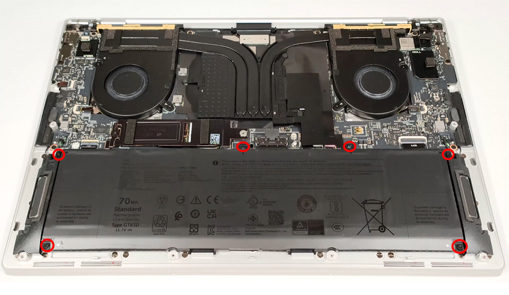 Hướng dẫn thay pin cho Dell XPS 14 9440