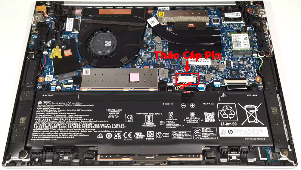 Hướng dẫn thay pin laptop HP EliteBook 830 G11