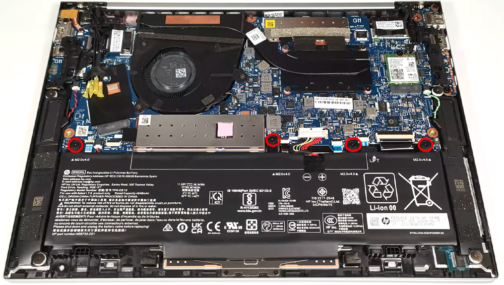 Hướng dẫn thay pin laptop HP EliteBook 830 G11